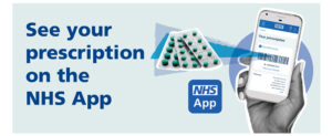 prescription nhs app poster